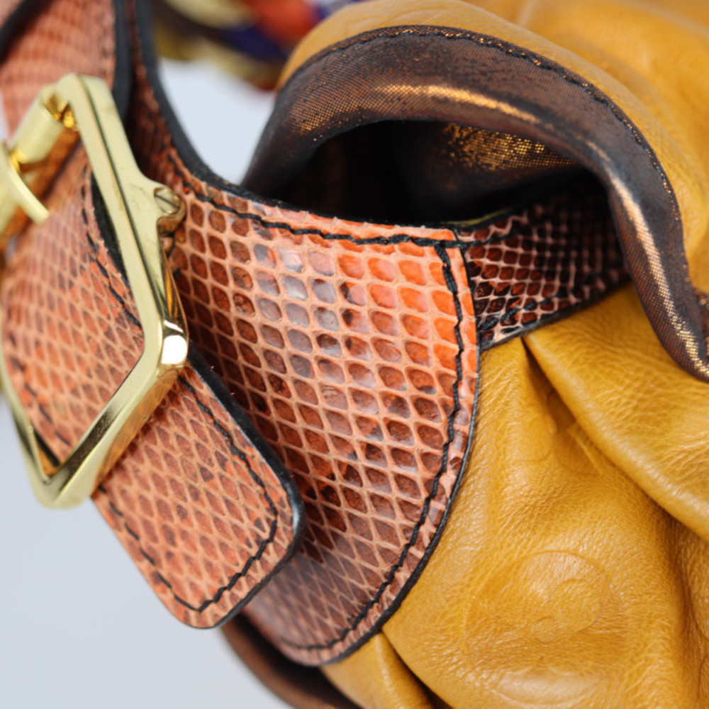 Louis Vuitton Python Satin Brown Orange - image 8